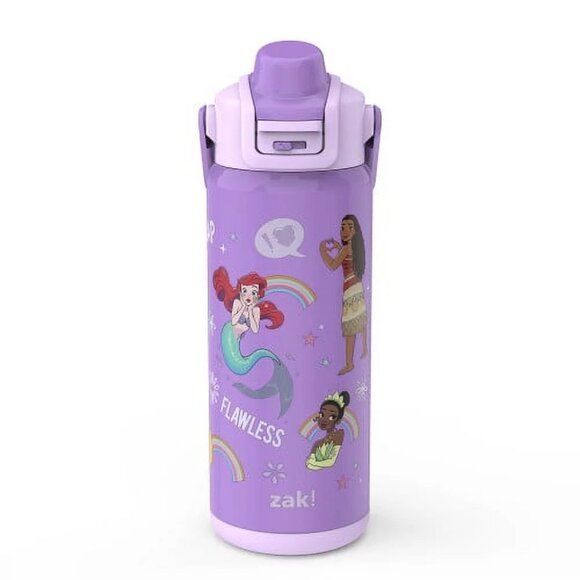 Zak Designs 20oz Princess Kids Straw Water Bottle - Picture 1 of 5